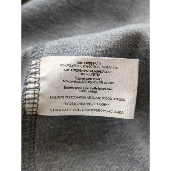 Eddie Bauer Men’s Quarter Zip Pullover XXL Blue Logo Long Sleeve Zip Pockets - Picture 8 of 9